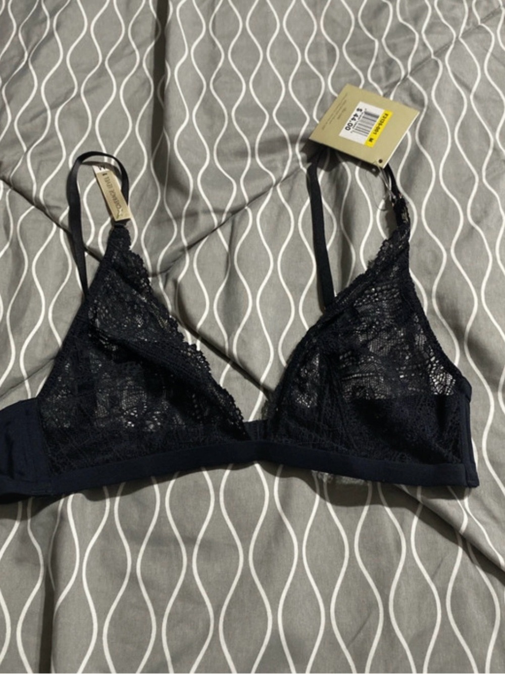 Lace Triangle Bralette - Calvin Klein